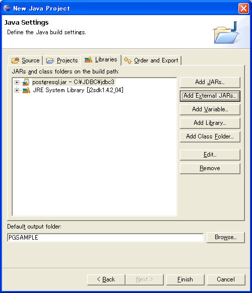 Java Settings