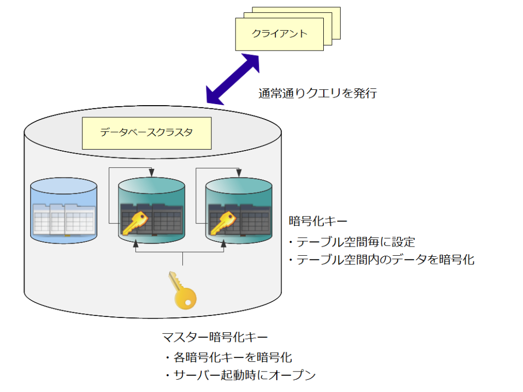 透過的データ暗号化の特徴